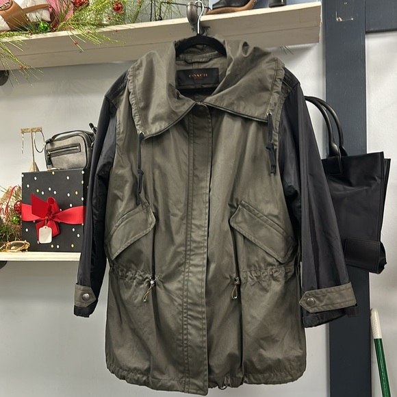 Coach Hadley Anorak Utility Trench Rain Coat - Picture 1 of 4
